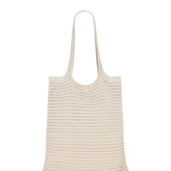 Onia Handbags - Onia ‘Linen’ Tan Knit Tote Bag